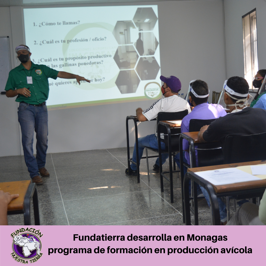 Fundatierra desarrolla en Monagas programa de formación en producción avícola + (Fotos)